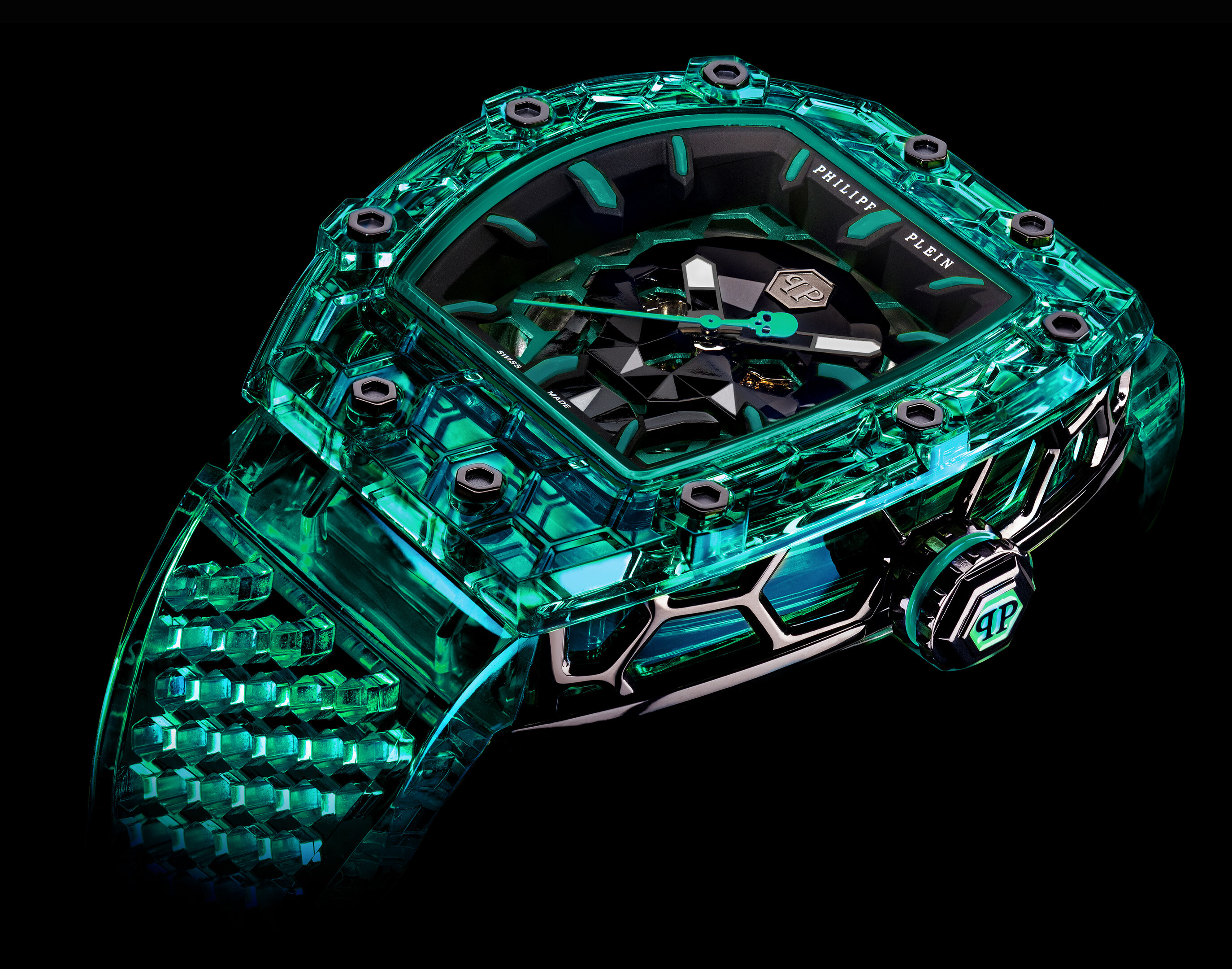Orologio Crypto King Atomic Emerald