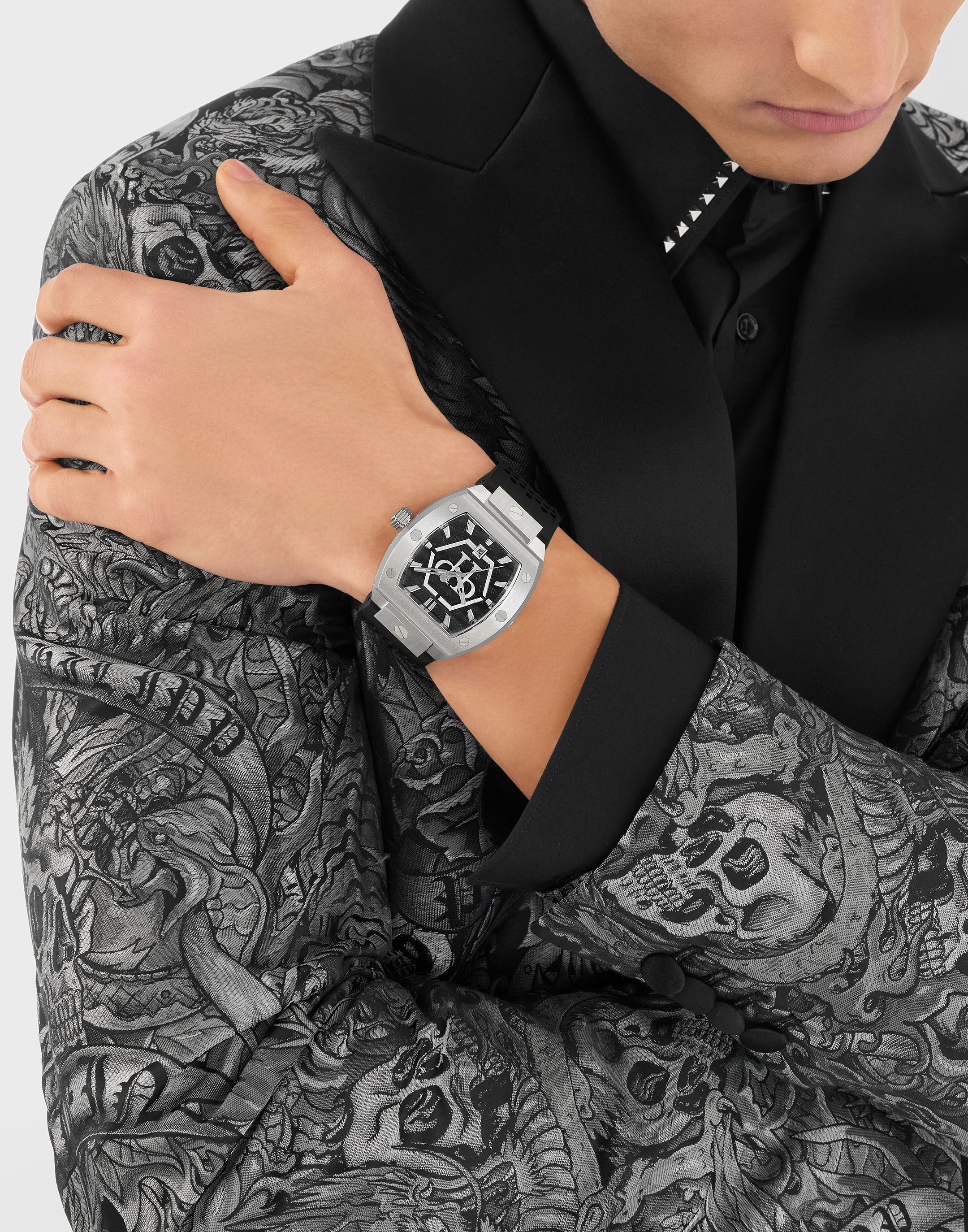 Orologi in acciaio inossidabile The Hexagon Phantom