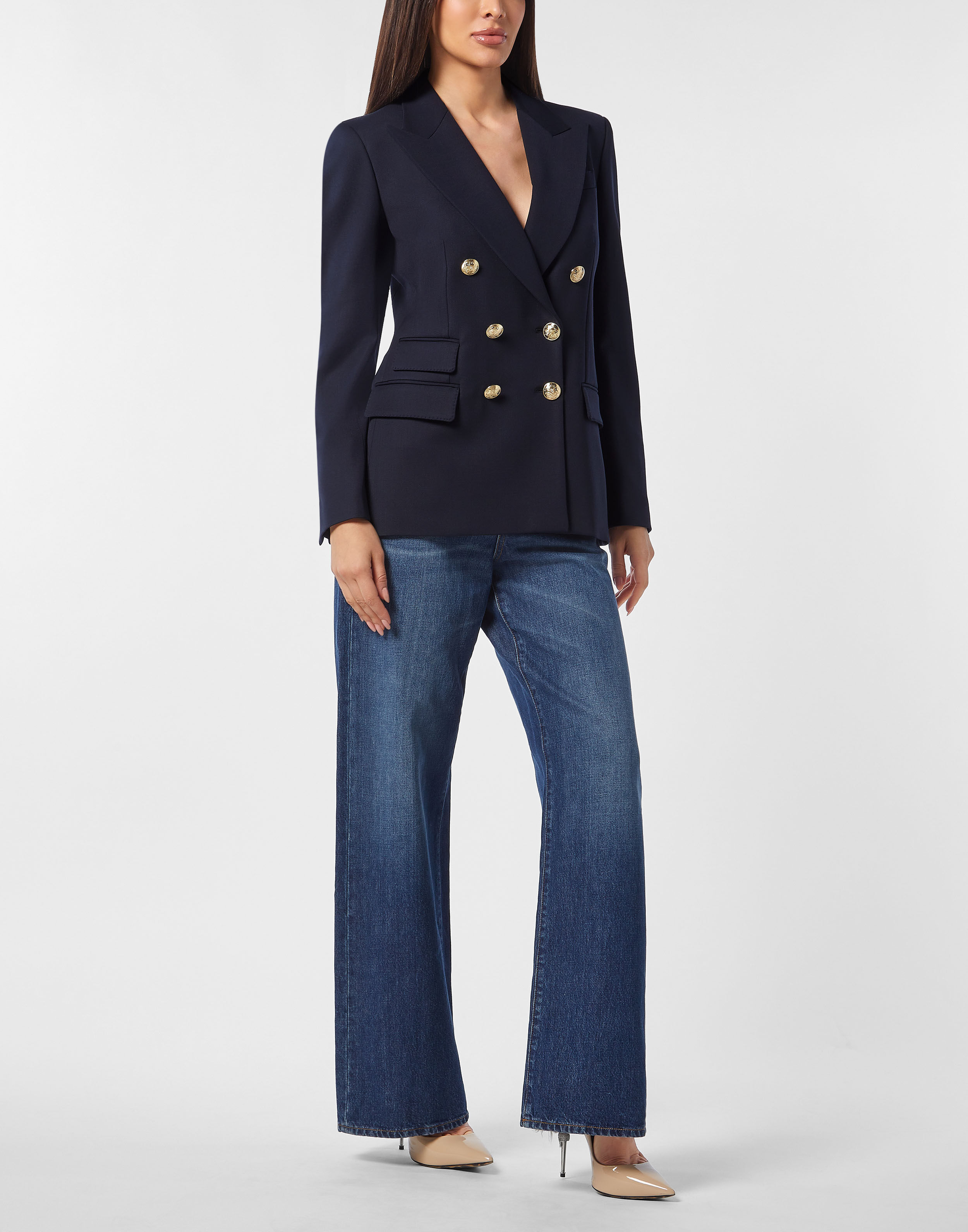 Blazer doppio petto Marine Fit Teddy