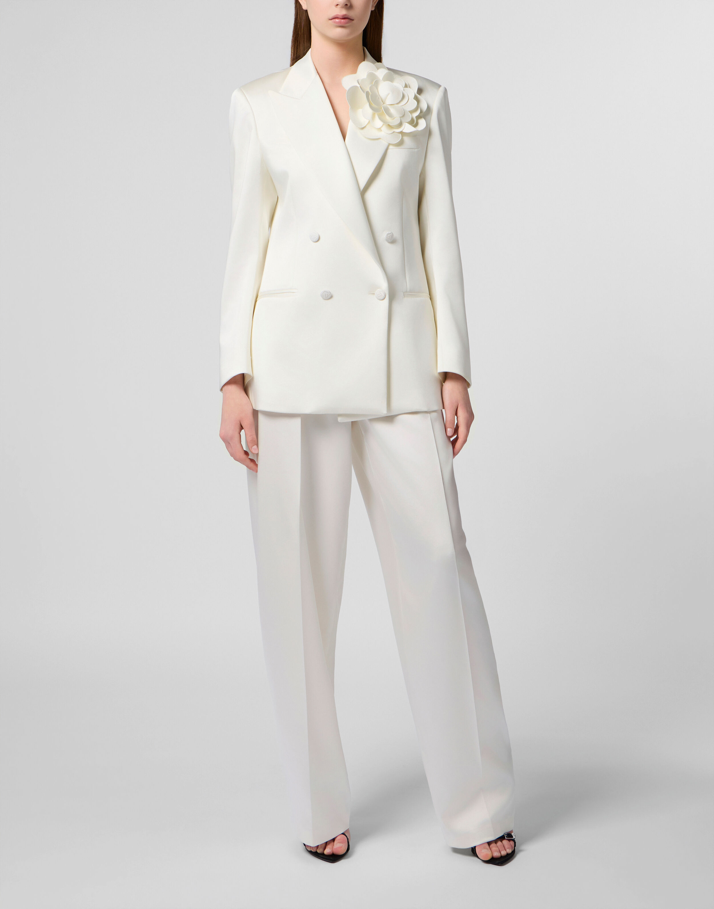 Pantaloni in Seta Donna Fit